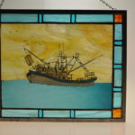 4. Grand Bayou. Bim's drawing of his shrimp boat